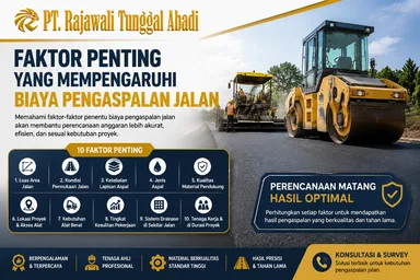 Faktor Penting yang Mempengaruhi Biaya Pengaspalan Jalan
