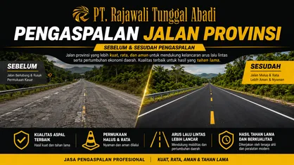 Pengaspalan jalan provinsi