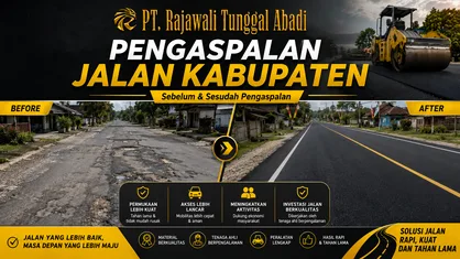 pengaspalan jalan kabupaten
