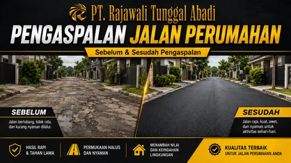 pengaspalan jalan perumahan